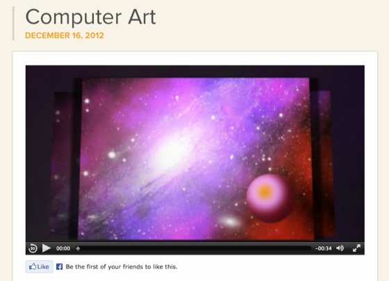 Computer Art Promo Video