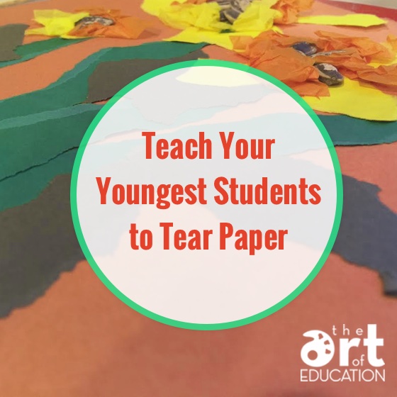 teach students to tear paper