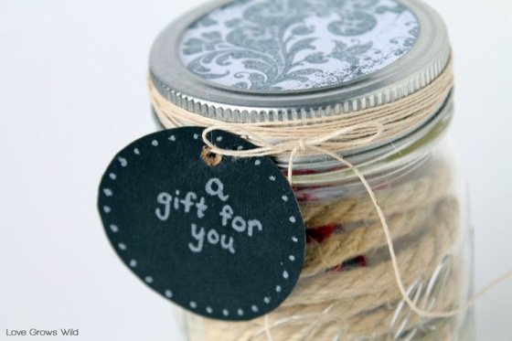 gift in a jar