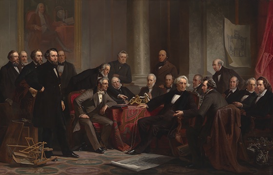 Men of Progress by Christian Schussele, Oil on canvas, 1862 National Portrait Gallery, Smithsonian Institution; gift of the A.W. Mellon Educational and Charitable Trust, 1942