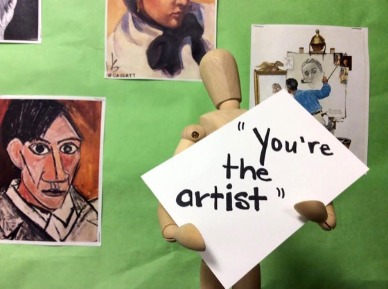 You're the artist
