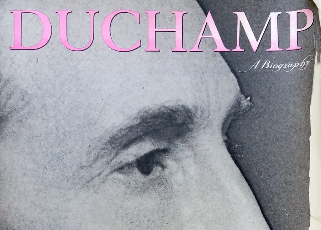Part of the cover of "Duchamp"