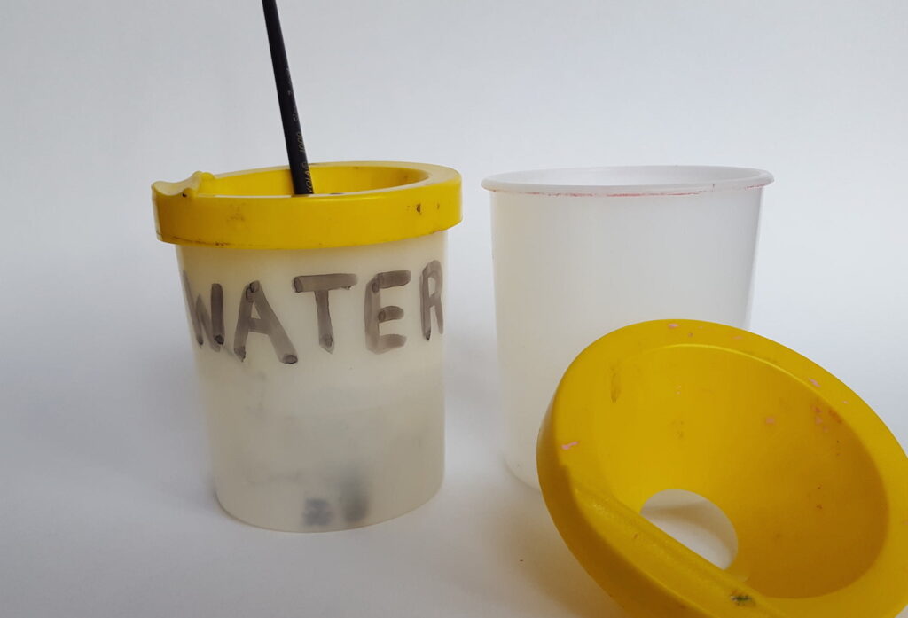 spill-proof water cups