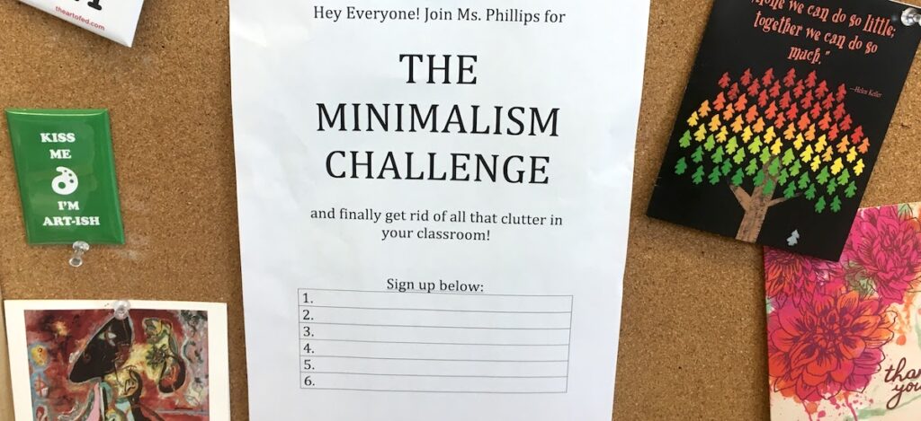 sign up sheet for challenge