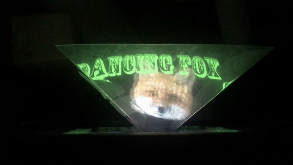 hologram gif of fox