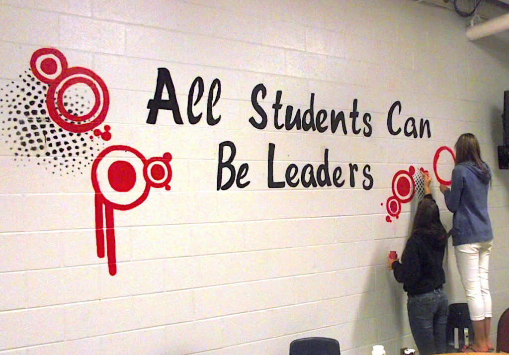 mural All Students Can Be Leaders