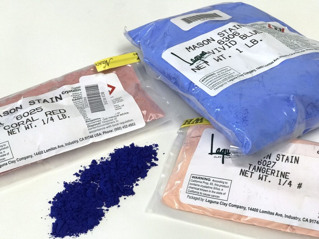 materials for making colored clay