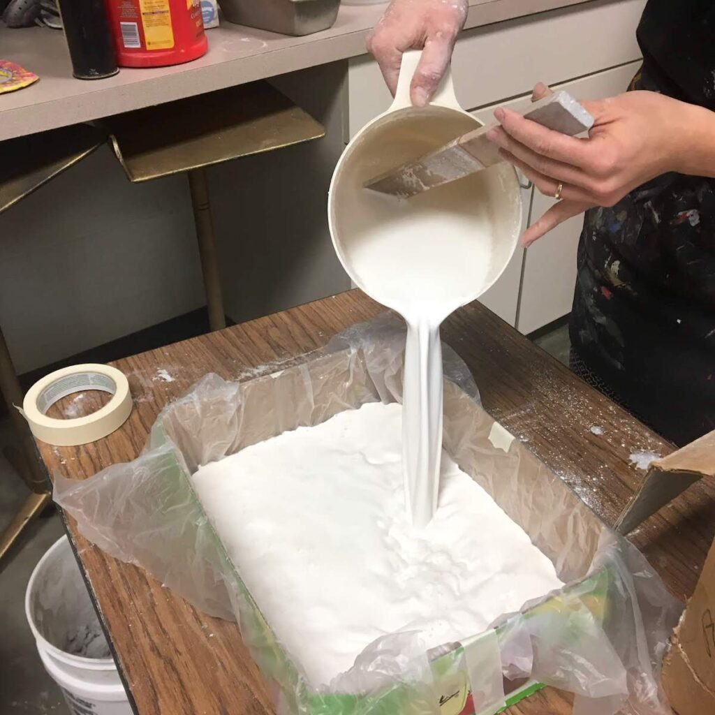 making a plaster tray