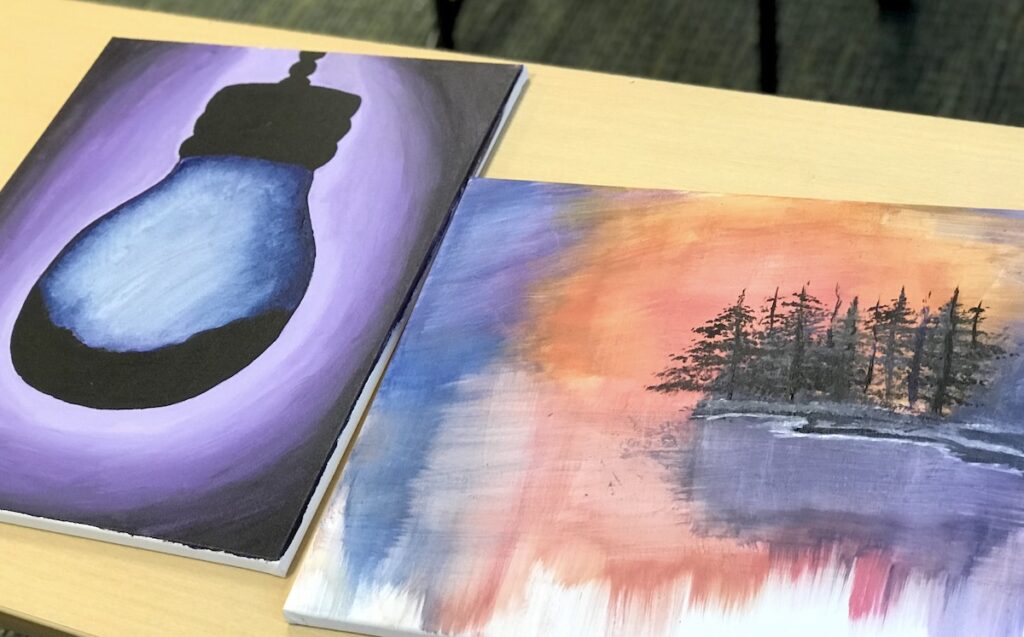 student paintings