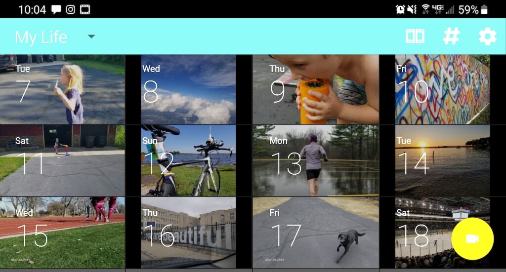 Image of 1 second everyday app on a phone