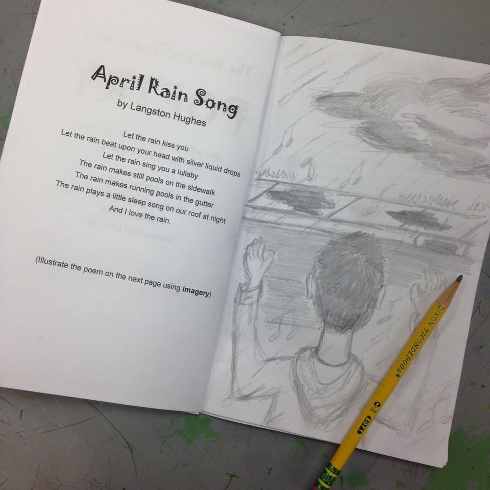 Image of artwork with poem