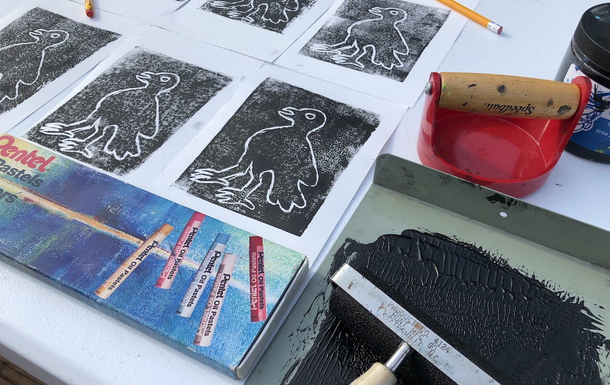 An Inspired and Simple Printmaking Lesson for All Levels - The Art of  Education University
