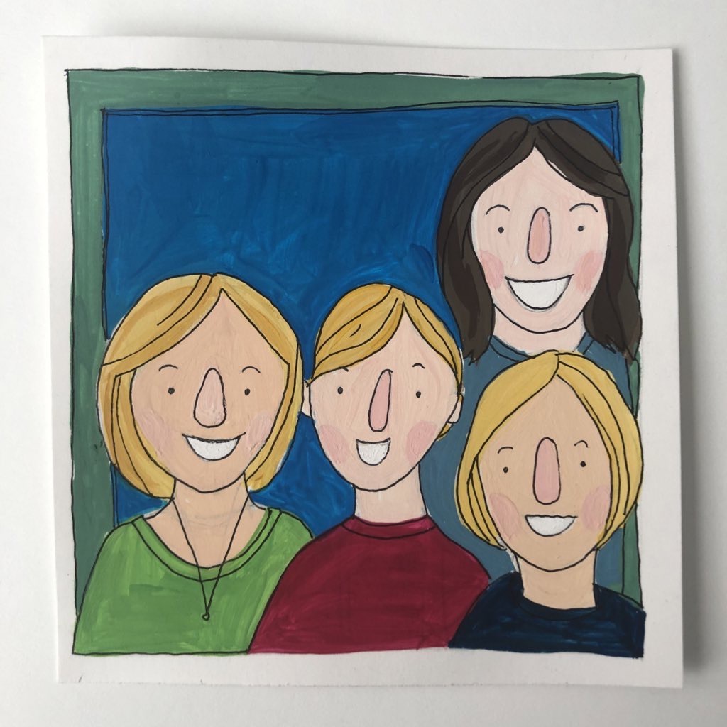 artwork portrait of teachers