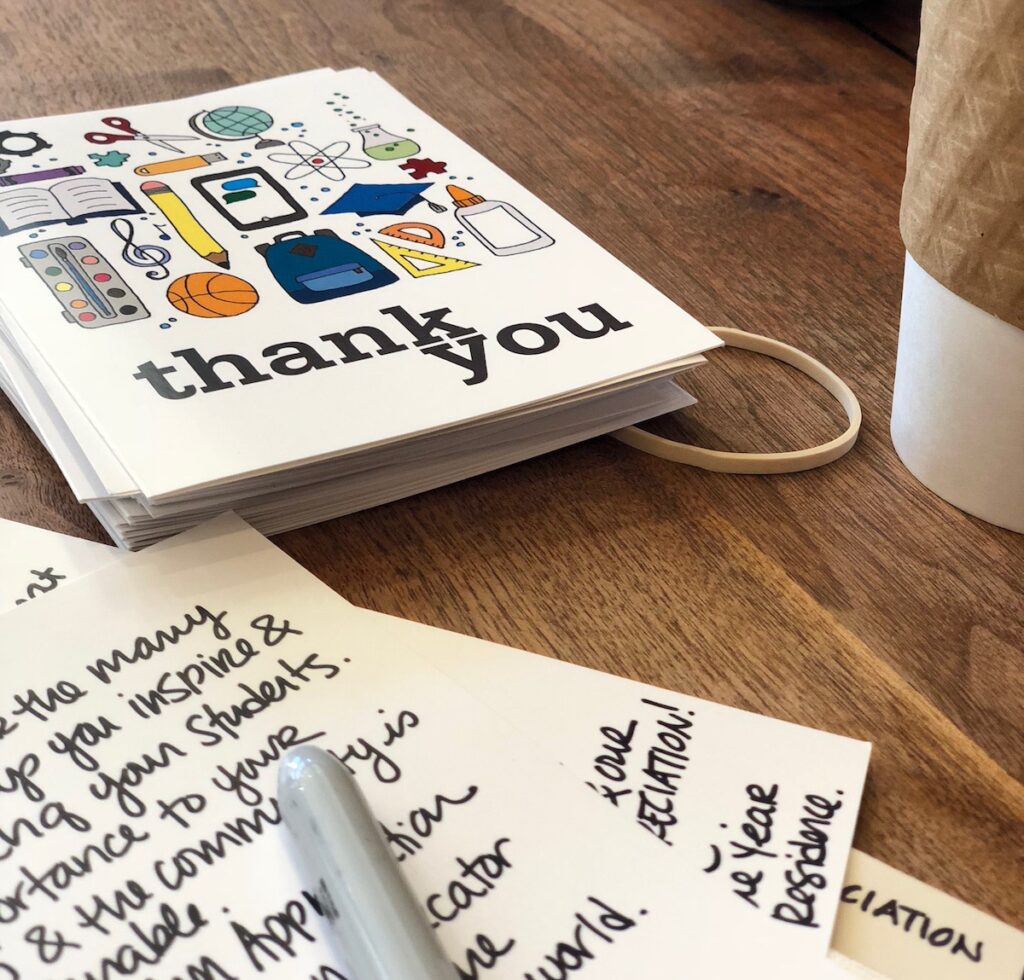 image of thank you cards 