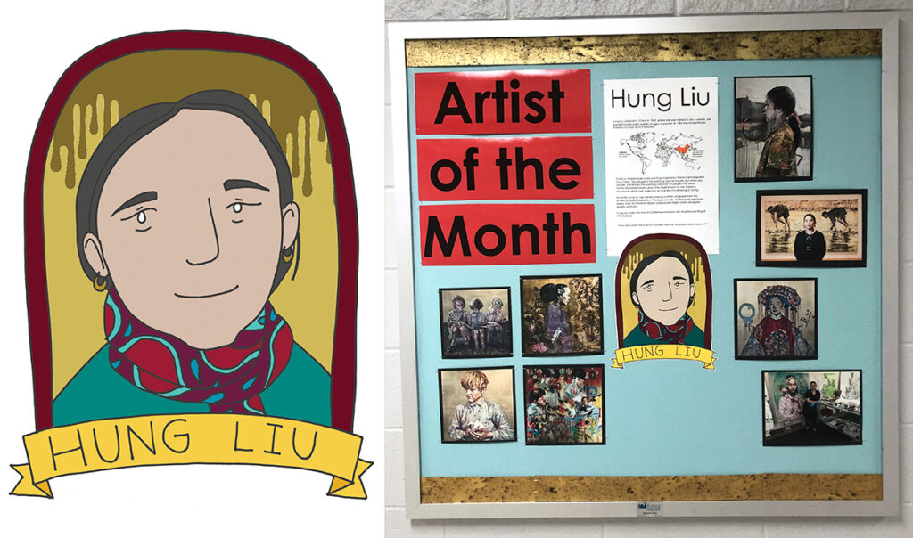 hung liu artist board