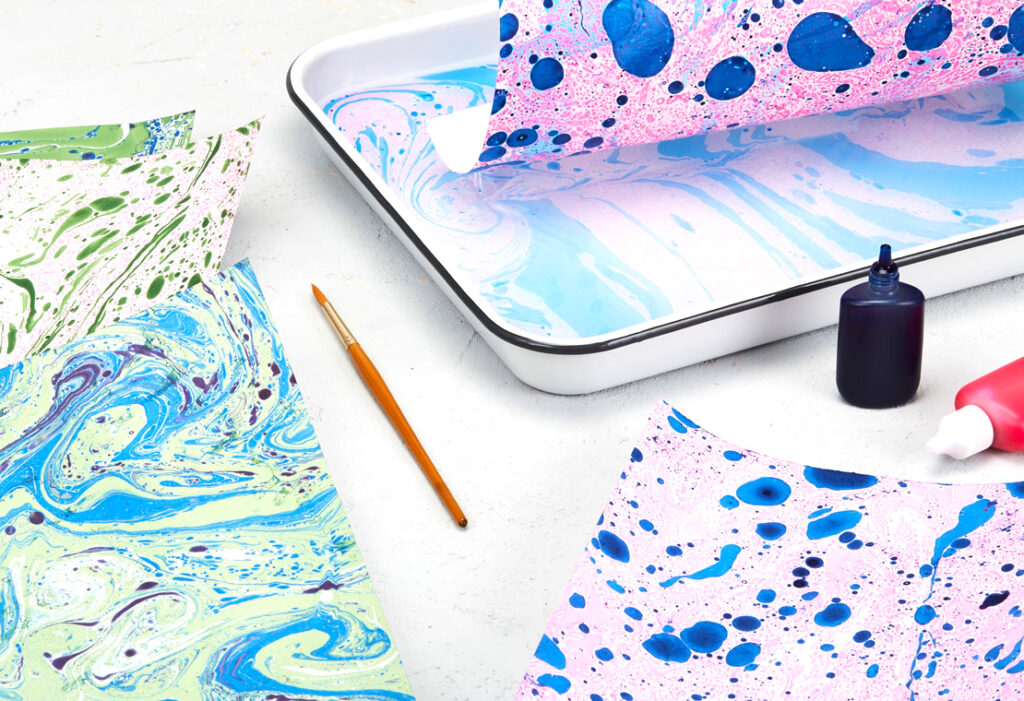 Water Marbling Paint for Kids - Arts and Crafts for Girls & Boys Crafts  Kits Ideal Gifts for Kids Age 3-5 4-8 8-12