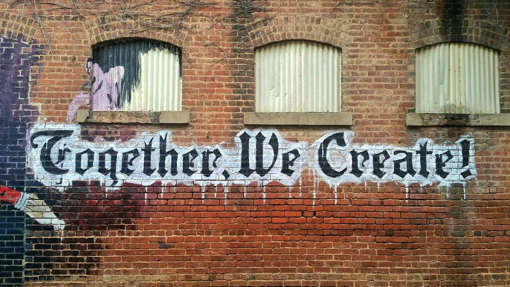 together we create mural
