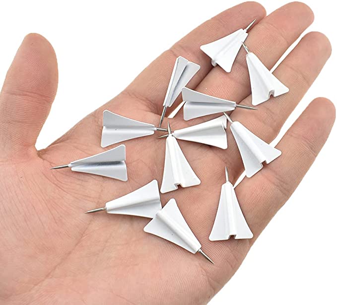 paper plane push pins