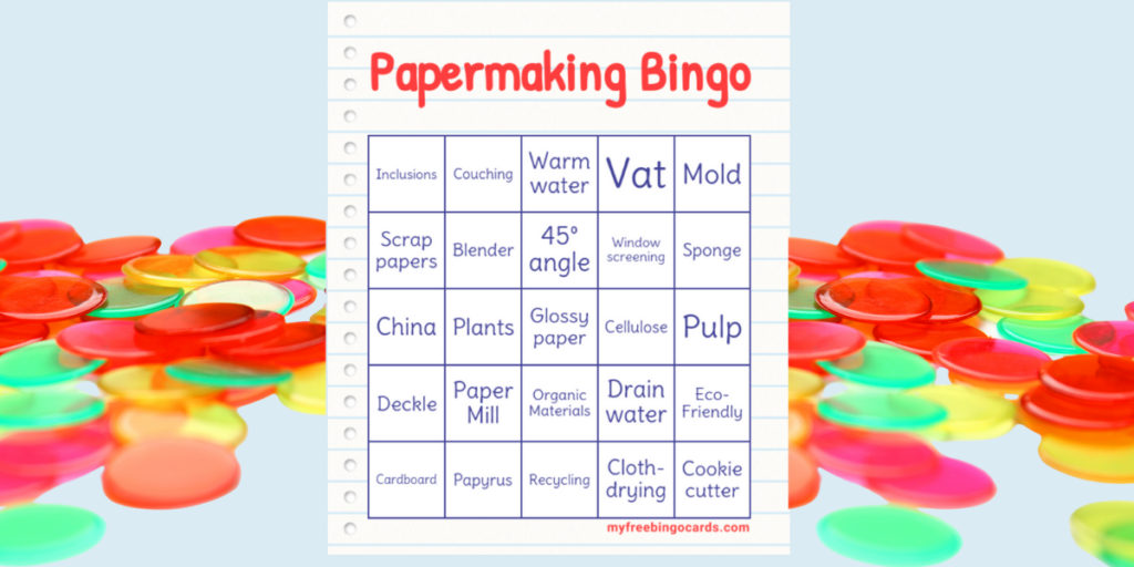 papermaking bingo slide
