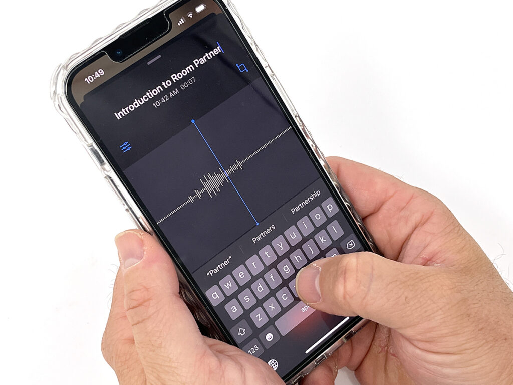 voice recording on phone