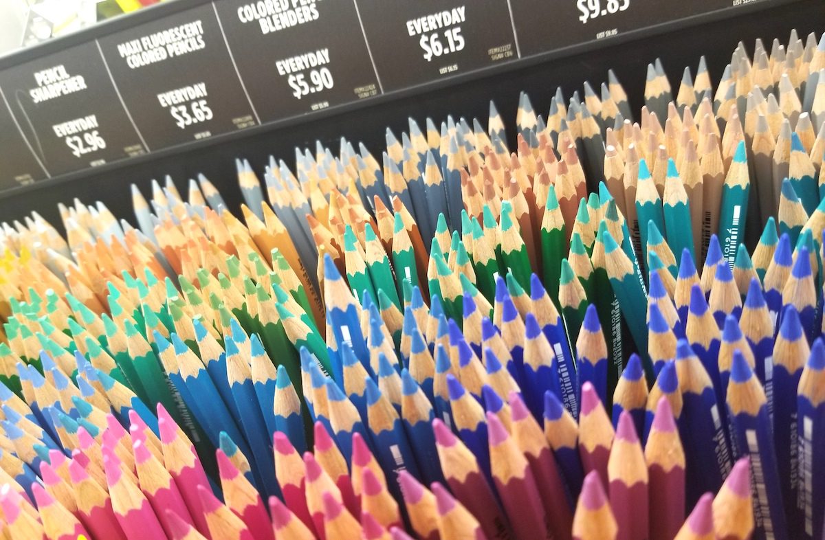 image of colored pencils