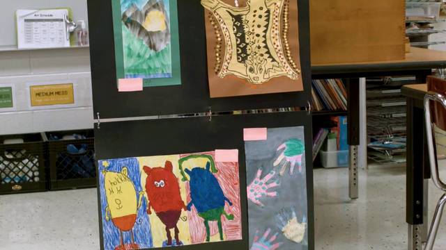 The BEST Way to Hang Student Art for an Art Show! – Art With Mrs. E