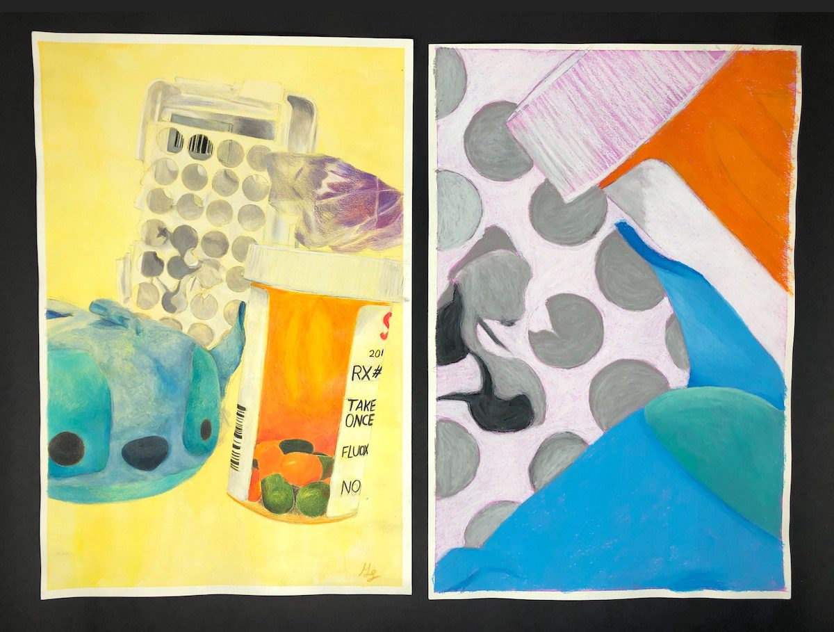 Image of student artwork showing composition