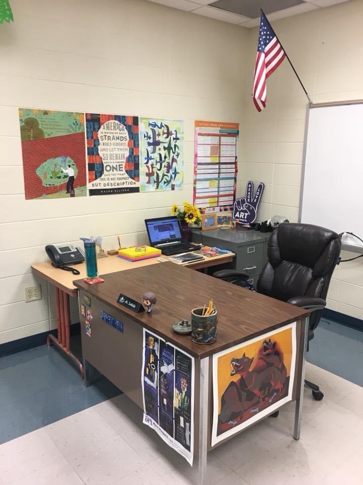 teacher desk