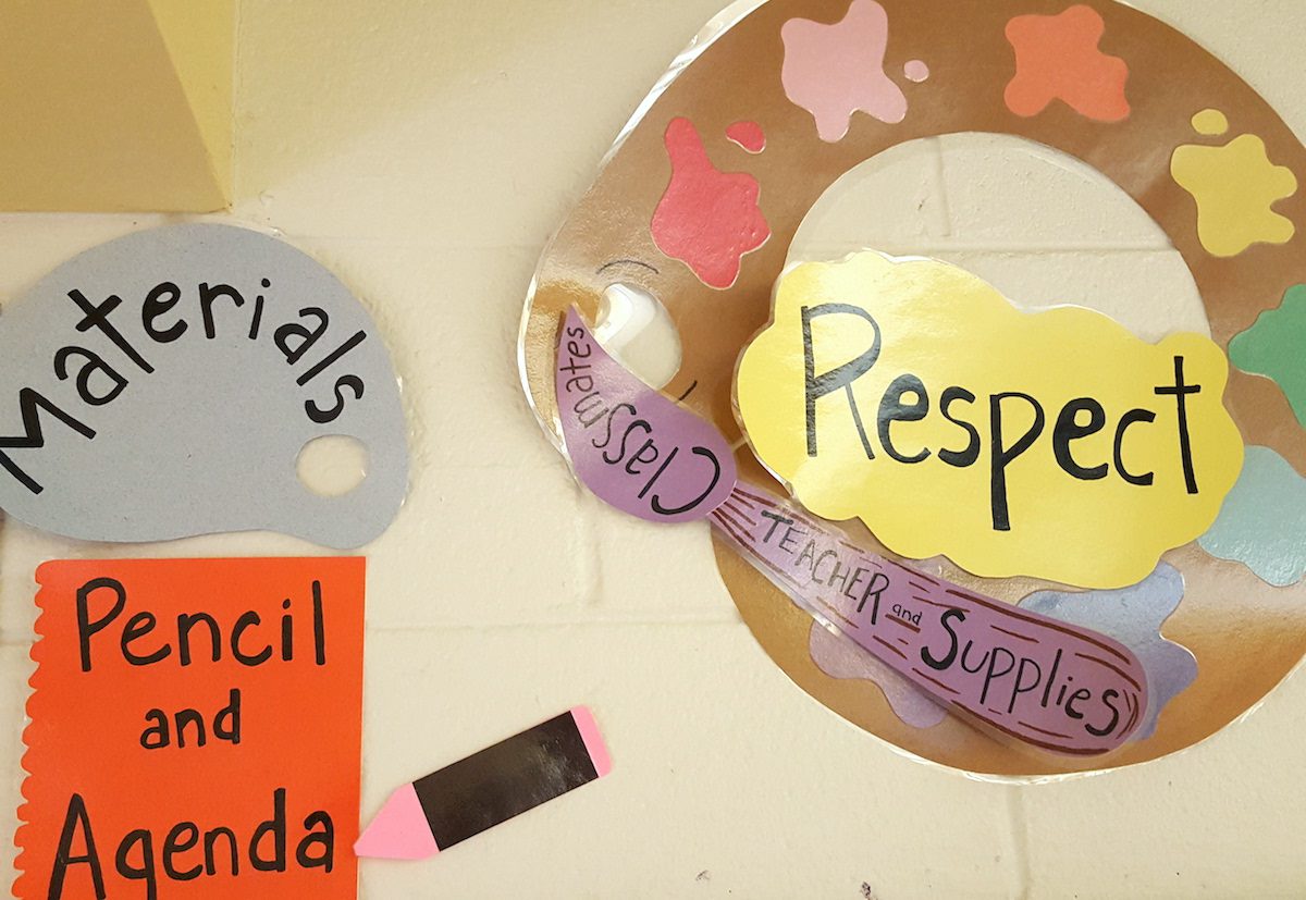 classroom management respect poster