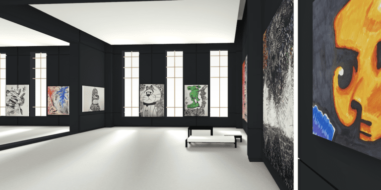 virtual gallery space