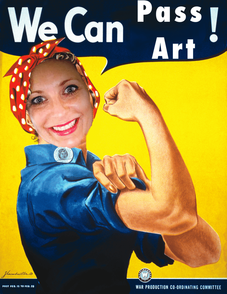 poster that says "We Can Pass Art!"