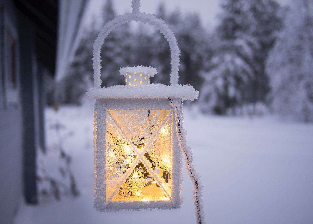 winter lantern