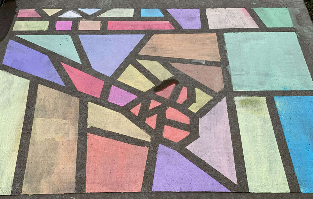 stained glass chalk