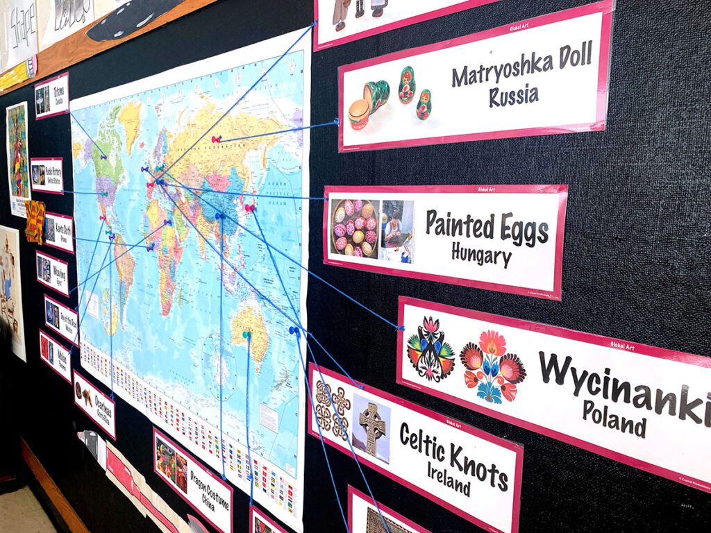 art projects around the world display