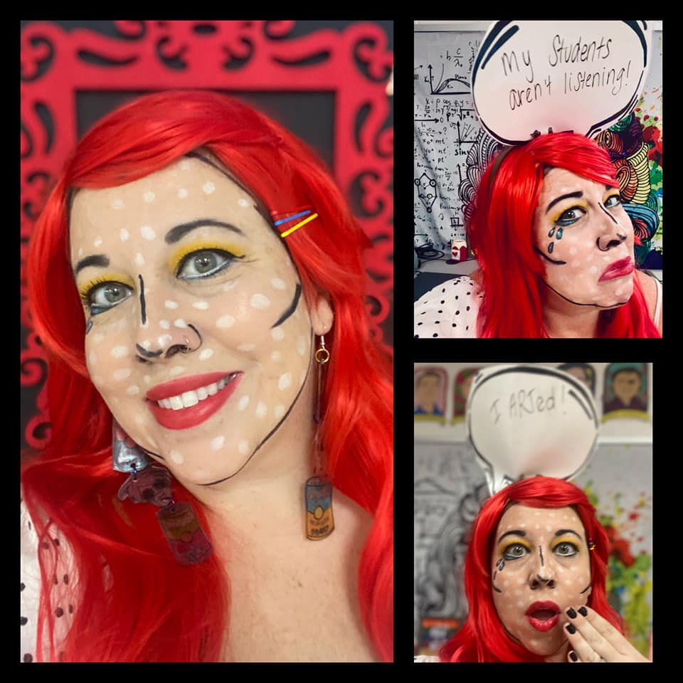 painted face costume