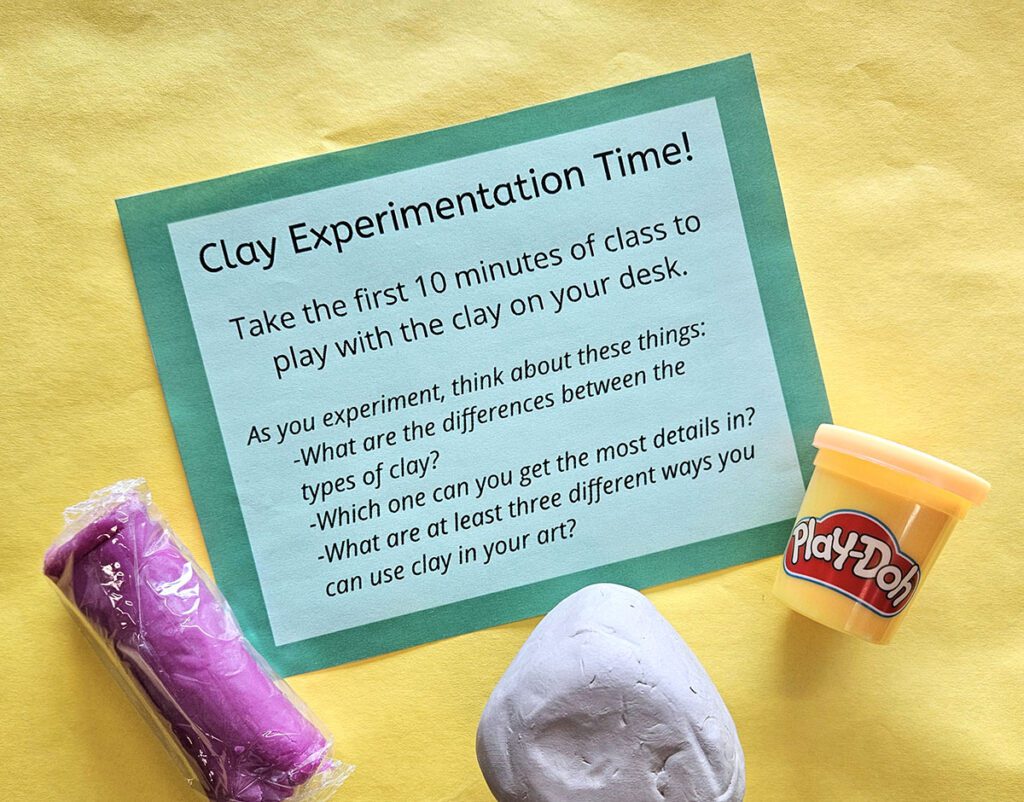 clay experimentation prompt