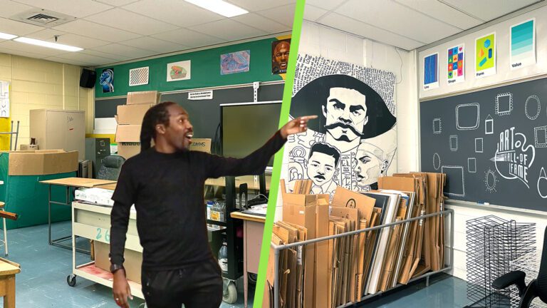 art room makeover thumbnail