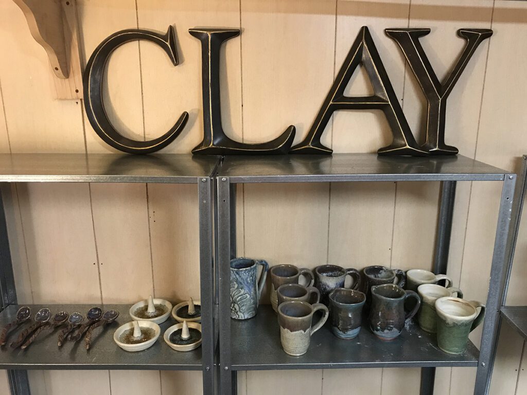 clay shelf