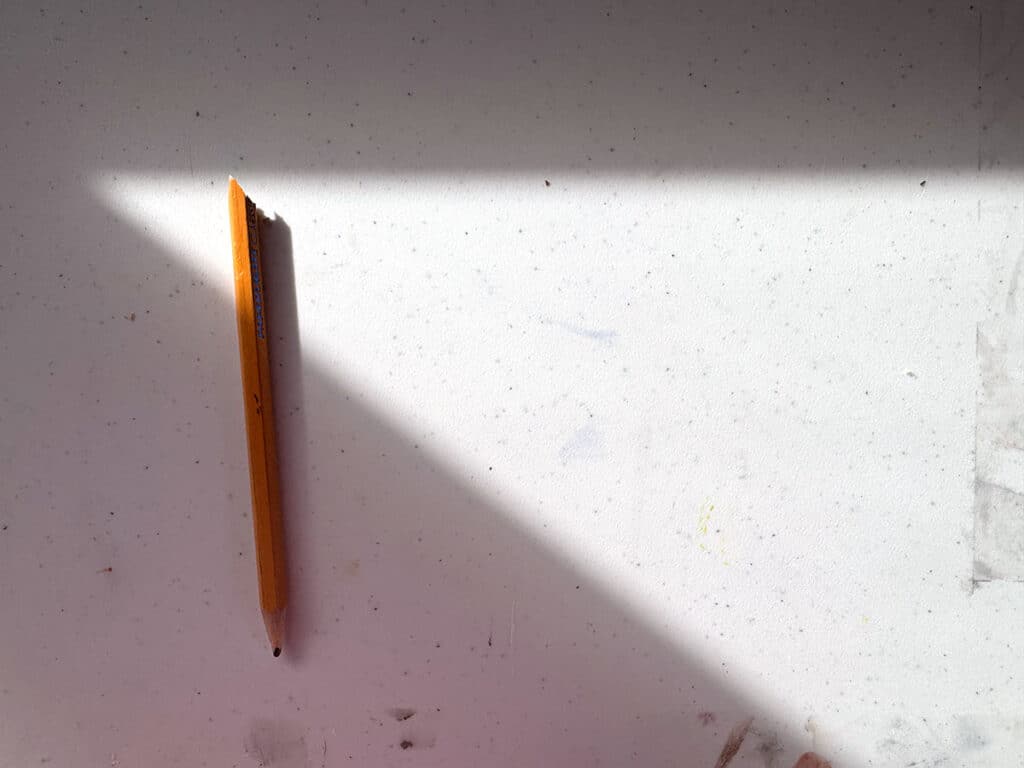 broken pencil