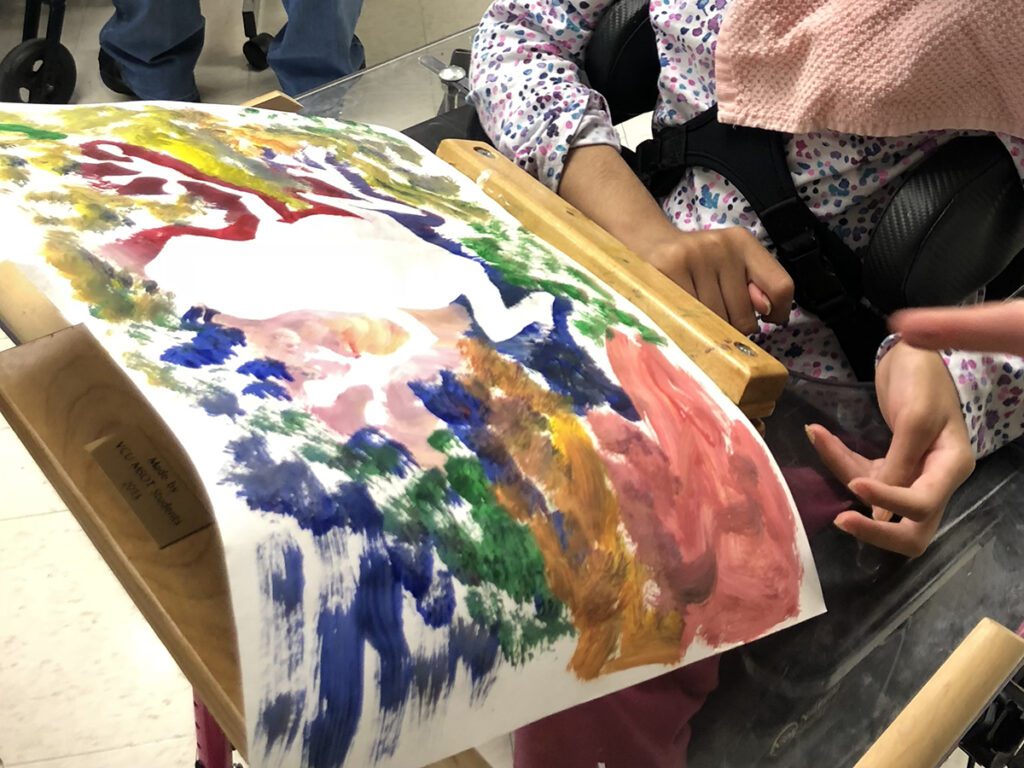 animal painting with adaptive art