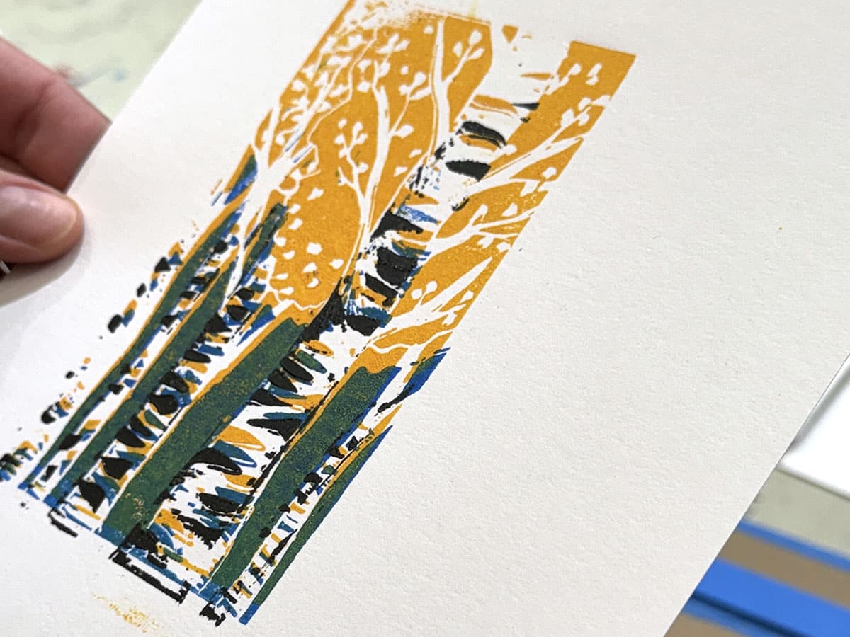 holding print