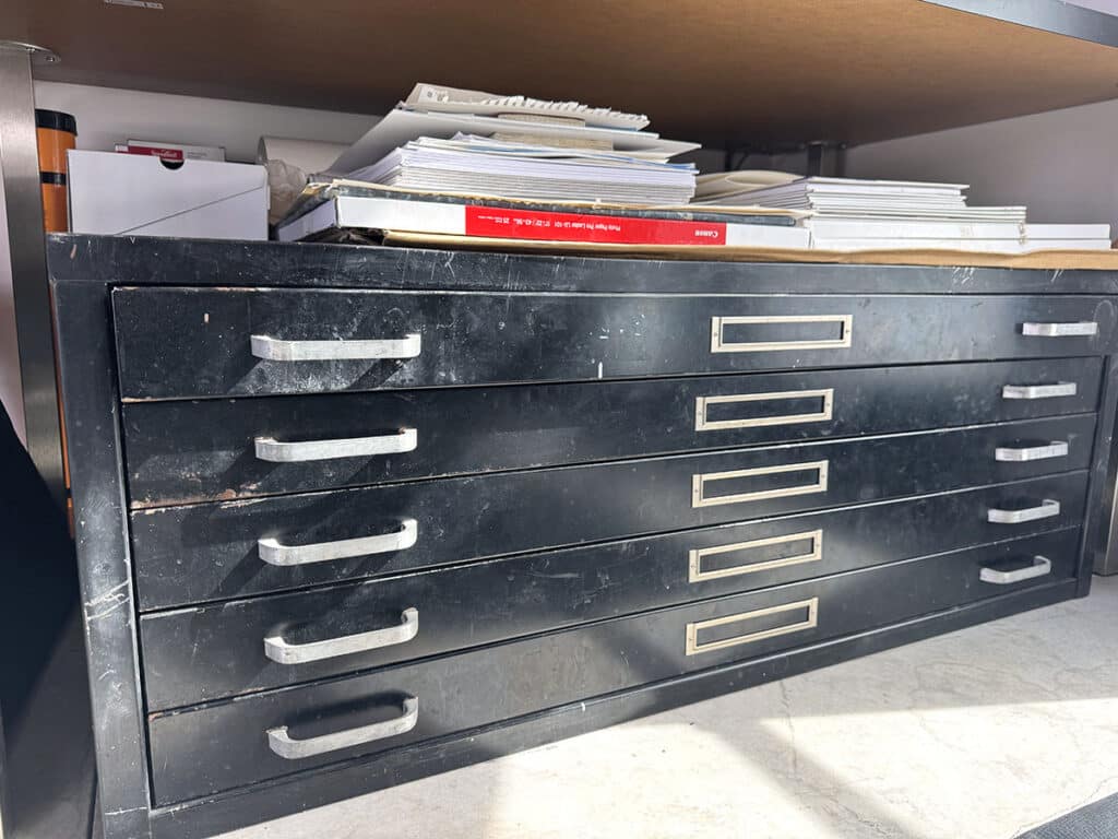 flat files to organize paper