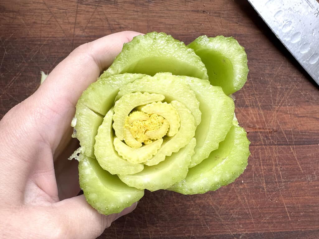 sliced celery