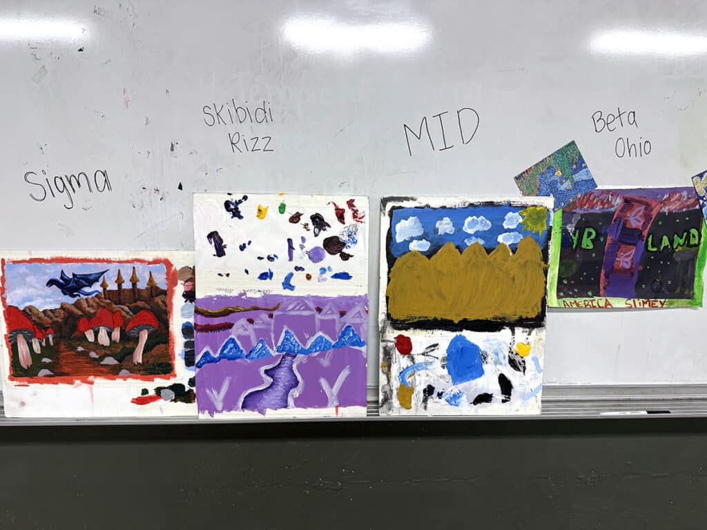 artwork with slang qualifiers