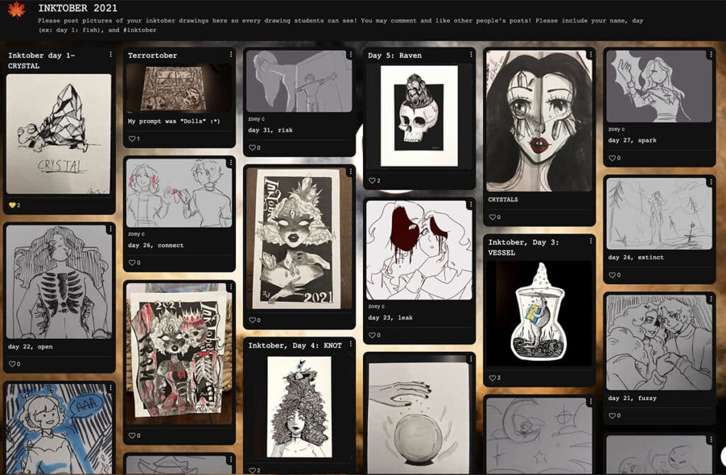 inktober wall