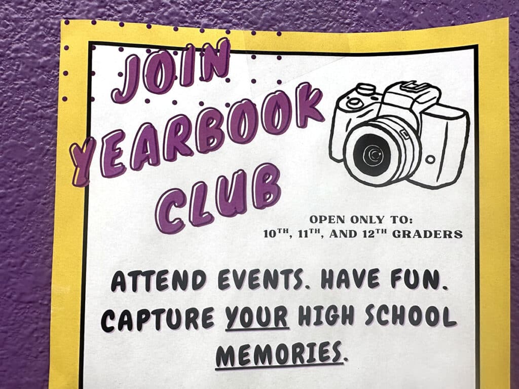 yearbook flyer