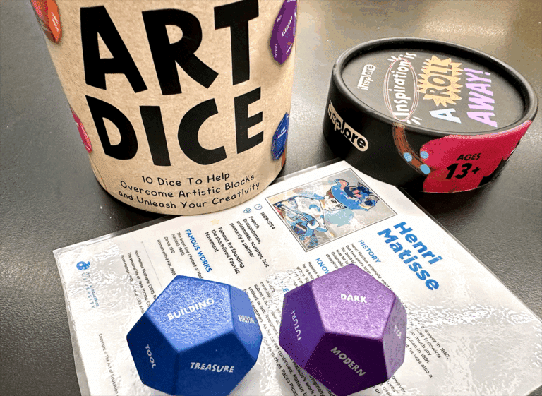 art dice and artist bio