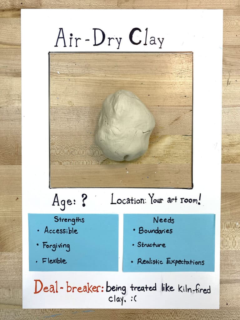 air-dry clay dating profile