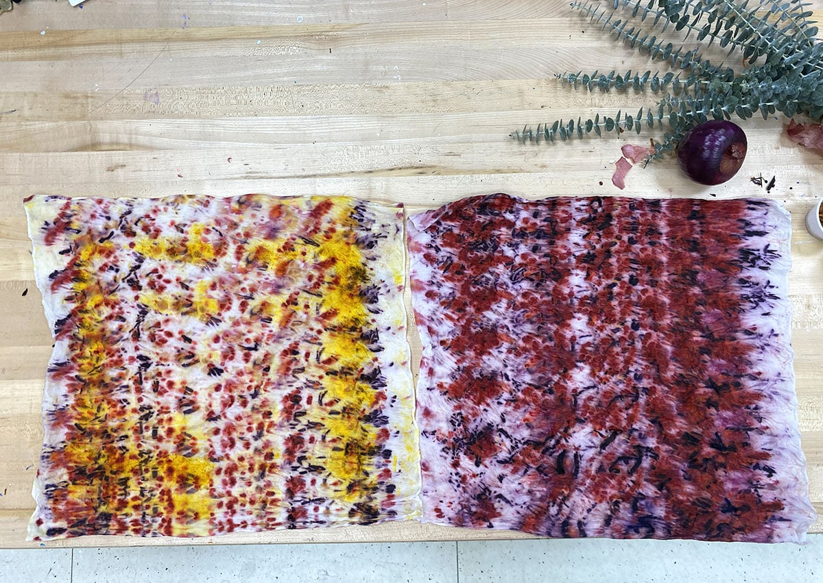 natural dye fabric