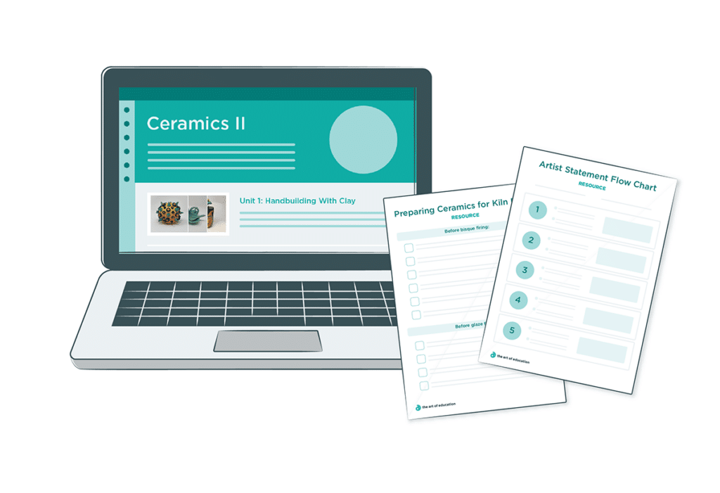 laptop with FLEX landing page and resources